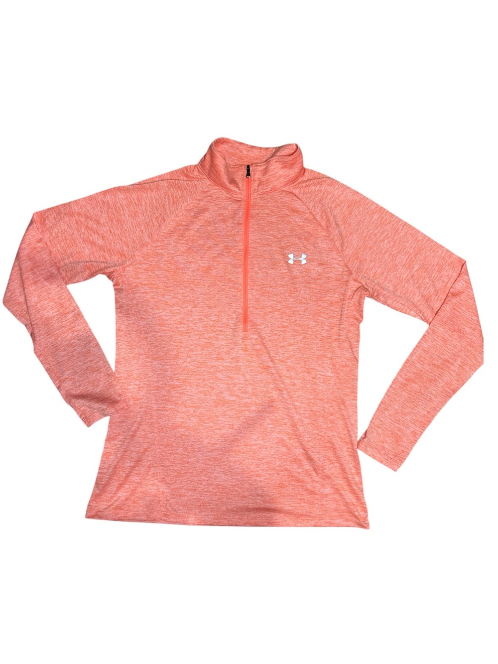 Under Armour Quarter Zip Long Sleeve Woman’s Large Heatgear